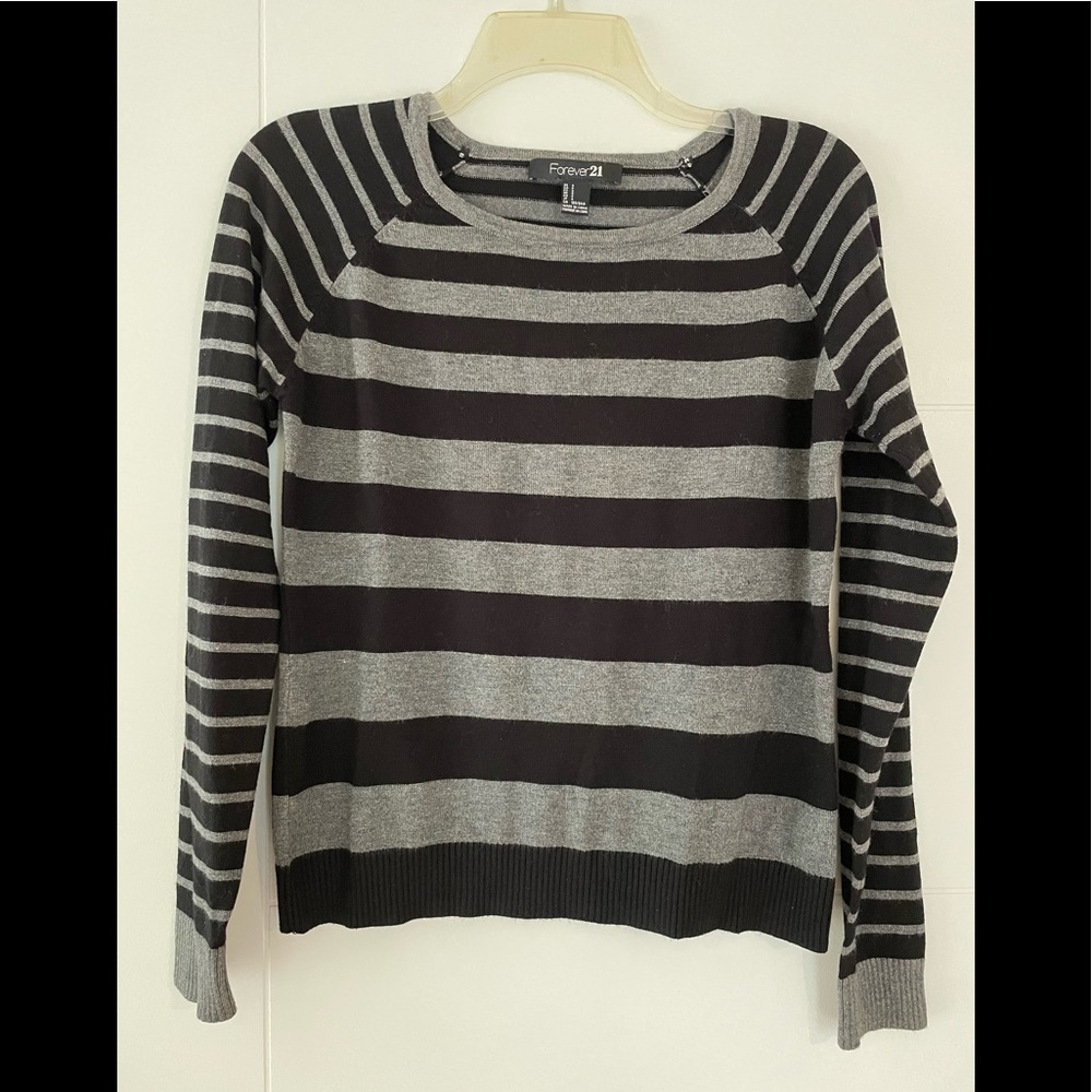 Striped lightweight sweater